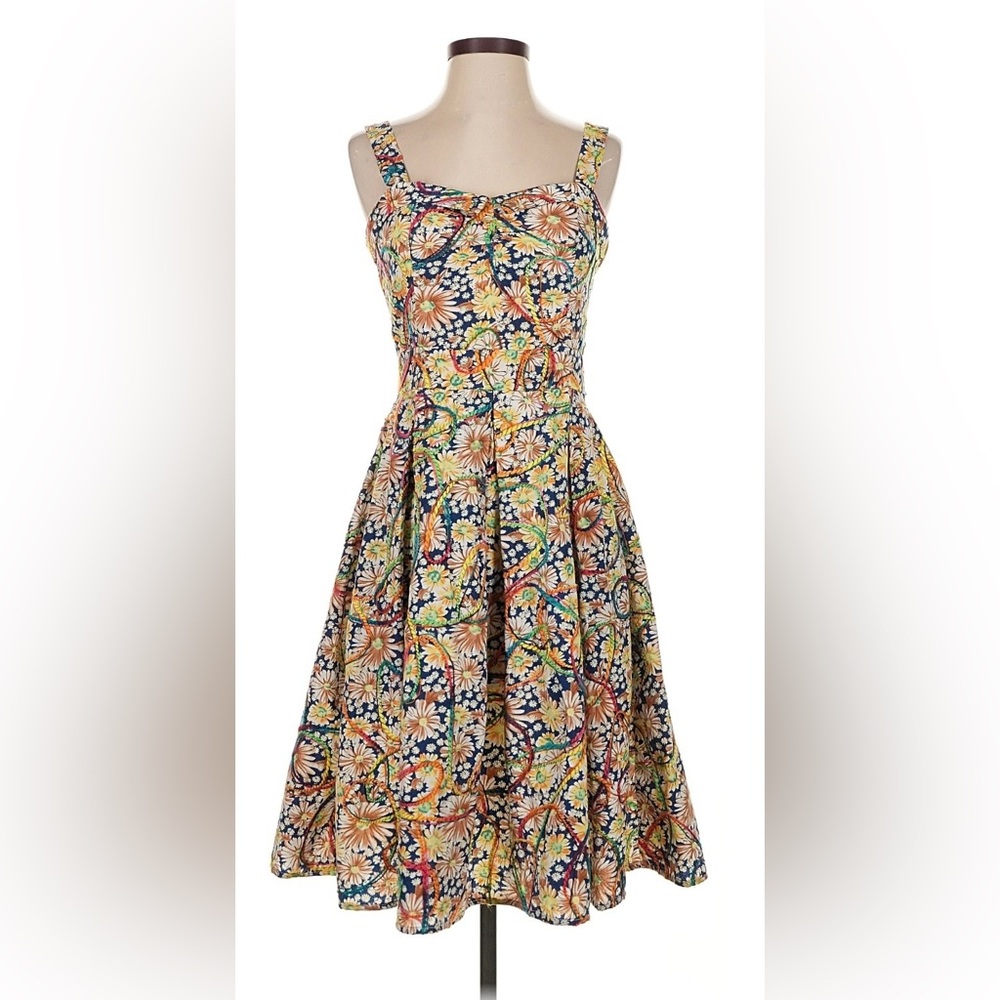 Tatyana Prismatic Flair Dress, Multi, Small, EUC - Picture 8 of 14
